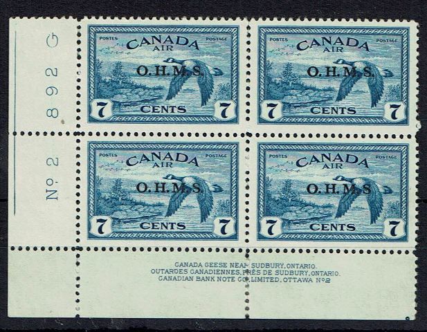 Image of Canada SG O171/O171a UMM British Commonwealth Stamp